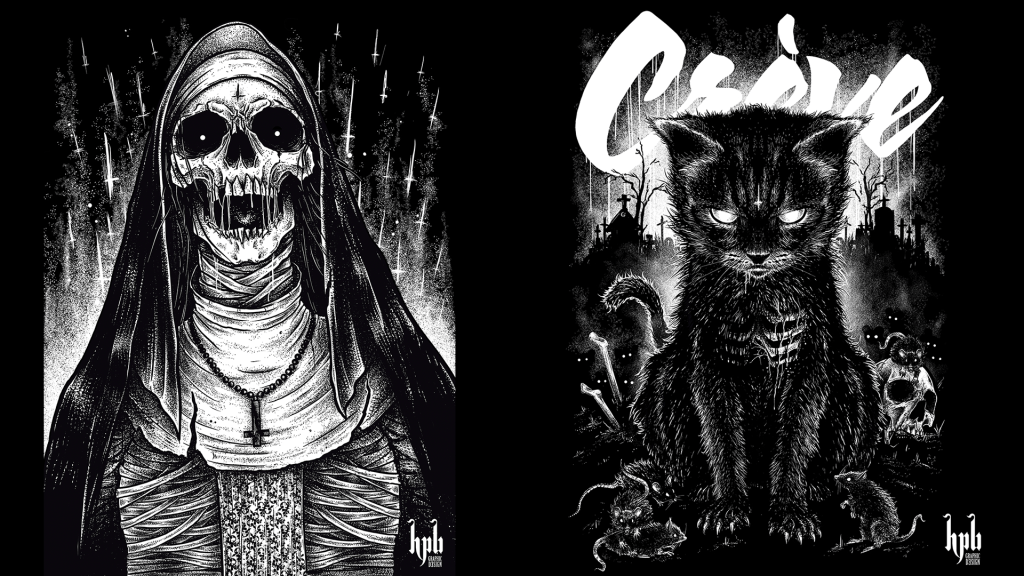 HPB Graphic Design, de l&rsquo;horreur et de l&rsquo;occulte&nbsp;illustrés