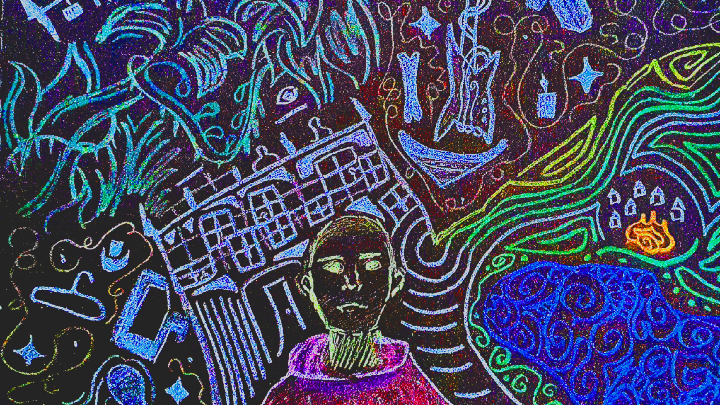 Illustration inspirée du film Mammalia