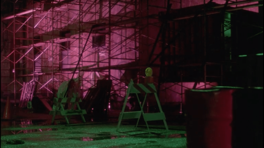 Décor en vert et violet