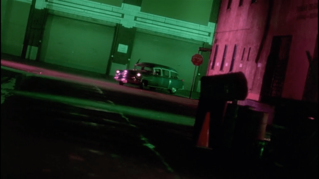 Décor en vert et violet