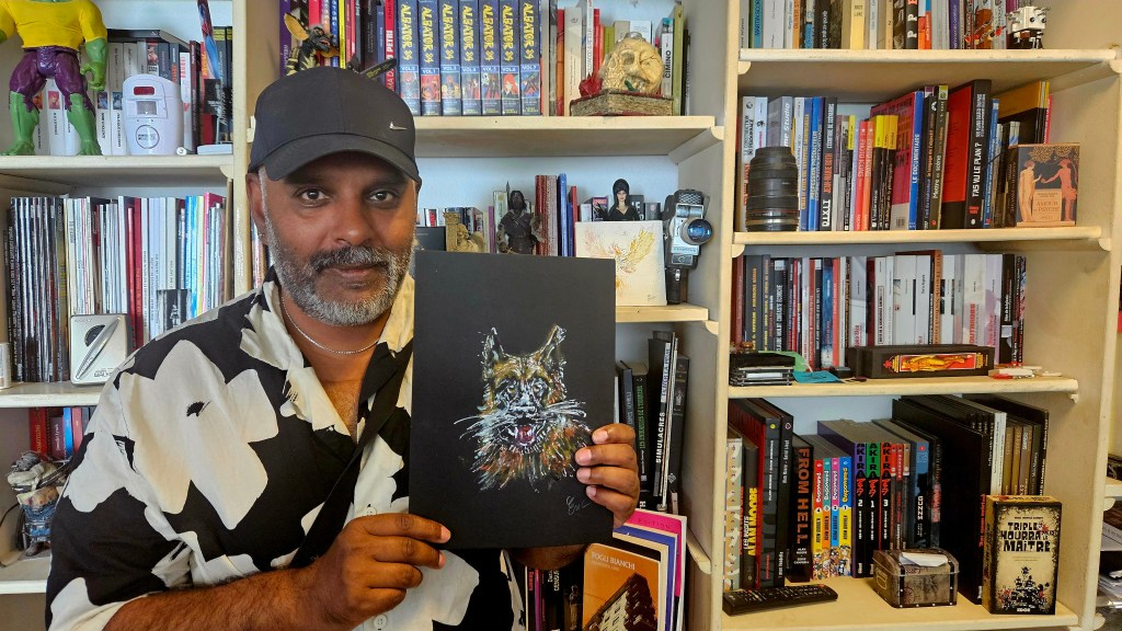  Éric, un dessinateur autodidacte et&nbsp;romantique
