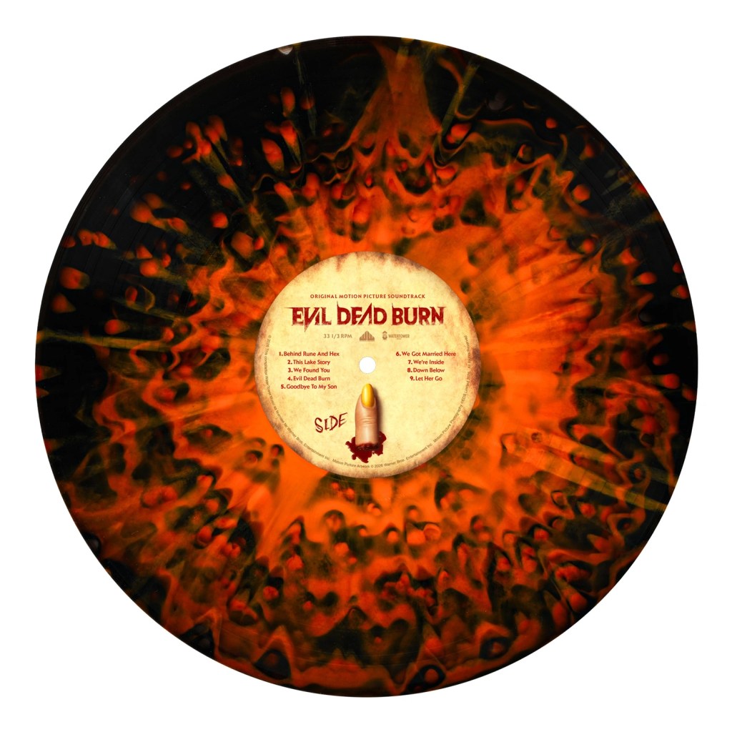 Vinyle de la bande-son du film Evil Dead Burn composé par Double Danger
