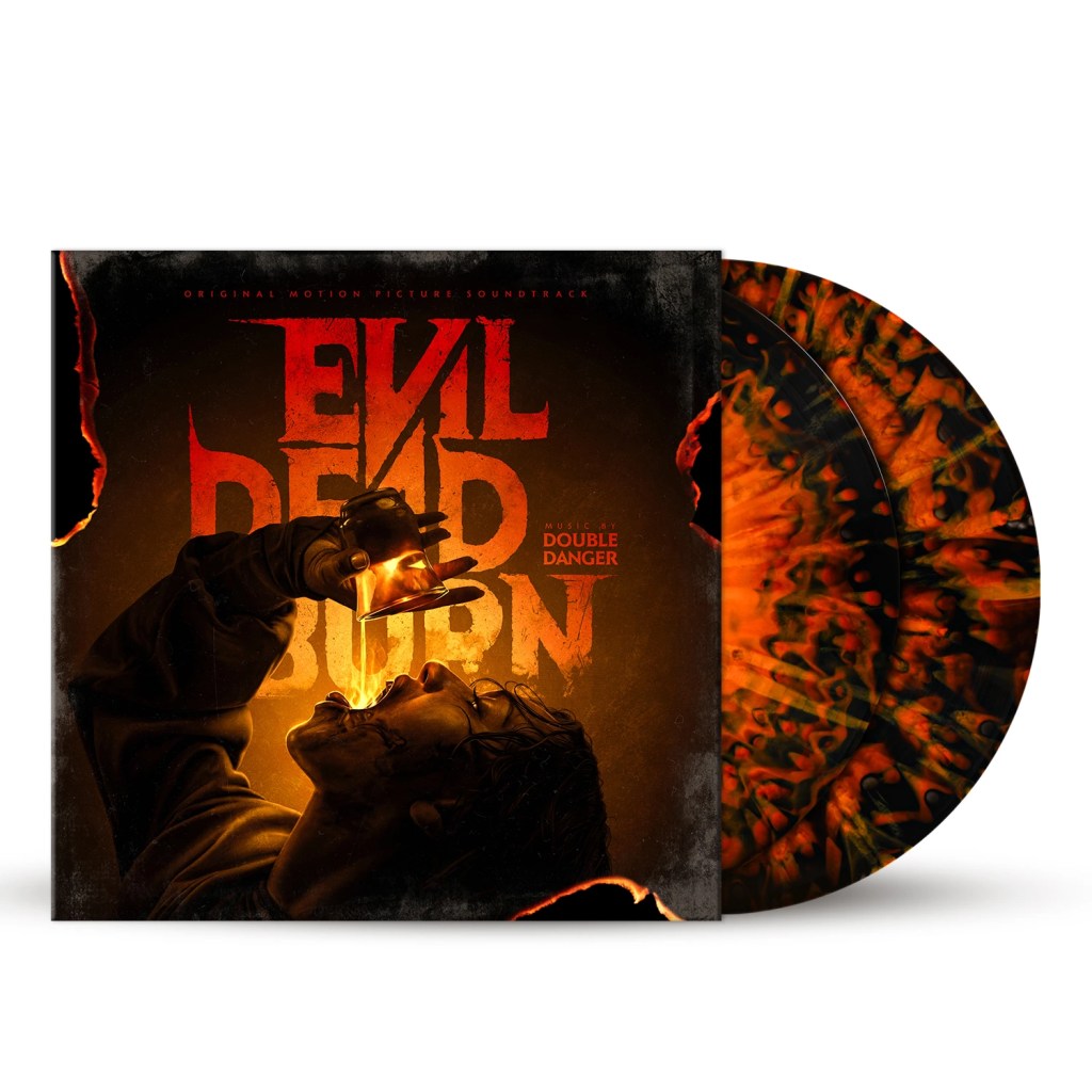 Vinyle de la bande-son du film Evil Dead Burn composé par Double Dange